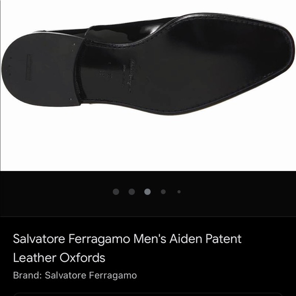 Ferragamo - Italian Aiden Patent Leather Oxfords